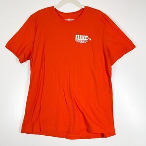 Nike Graphic Innovation T-Shirt Mens Red Short Sleeve Crew Neck Athletic Size XL